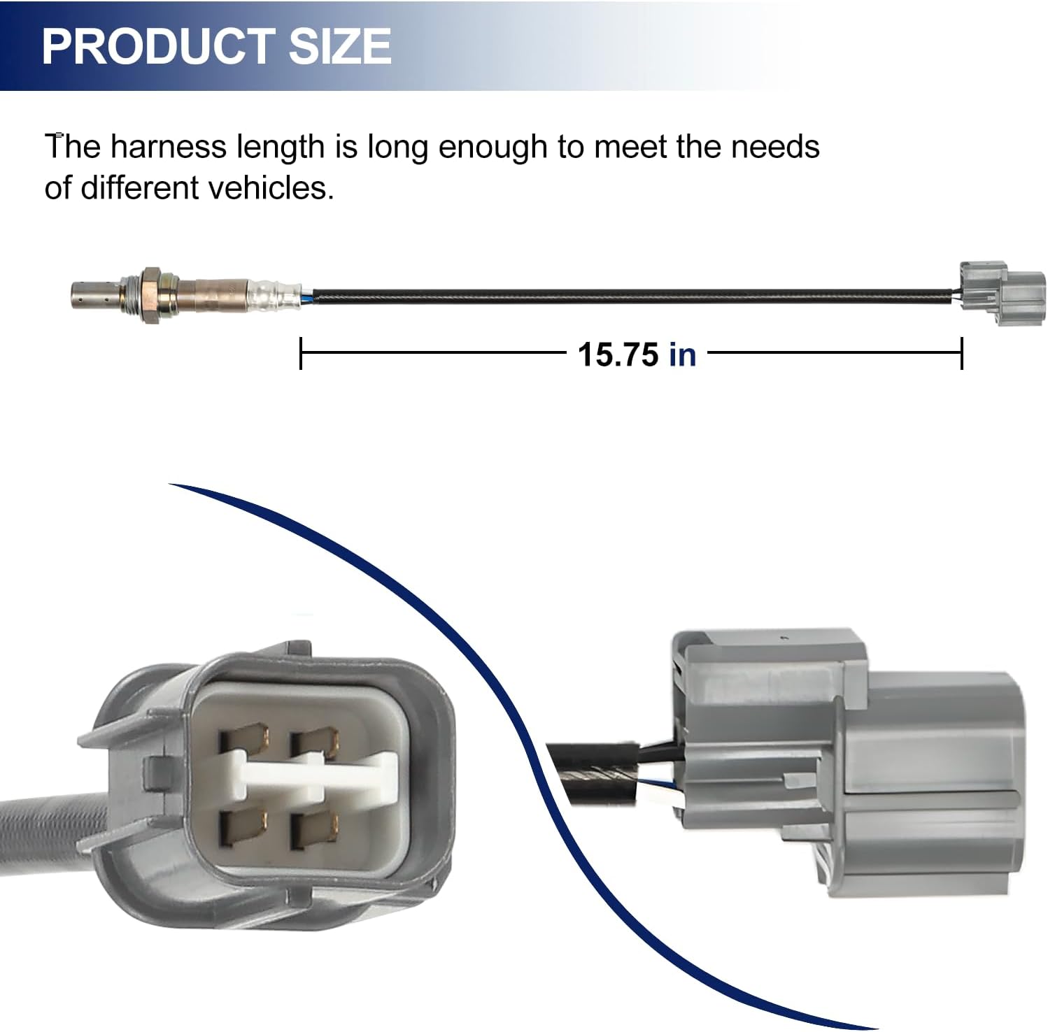 O2 Oxygen Sensor Upstream for Acura RSX 2.0L 2002-2004, for Honda Civic 1.3L 2003-2005, Civic 1.7L 2001-2005, CR-V 2.4L 2002-2004, Replace 234-9005, 2349005, 36531-PLE-003, 36531PLE003, 36531-PLE-305