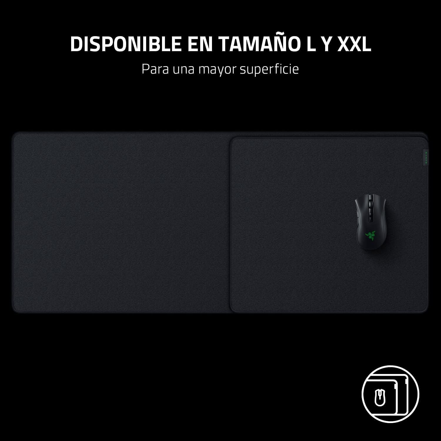 Razer Strider XXL - Alfombrilla híbrida para ratón para un deslizamiento suave y un control preciso