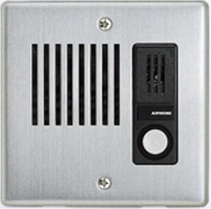 YBS Aiphone Door Station, Stainless Steel Faceplate, Flush Mount