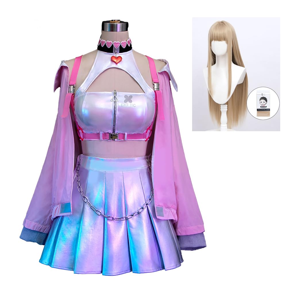 NIKKE パイパー コスプレ ウィッグ付き セット Lサイズ 値下げ❌ Amazon.co.jp: [XhWser] 勝利の女神 NIKKE バイパー ユニ ニケ