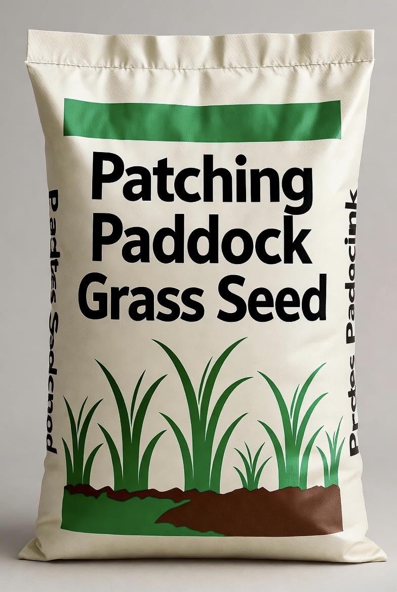 Gateway & PATCHING Paddock Grass Seed UNCERTIFIED (1, 20kg) - Fast Growing for Repairs on Pastures, Fields & Gateways