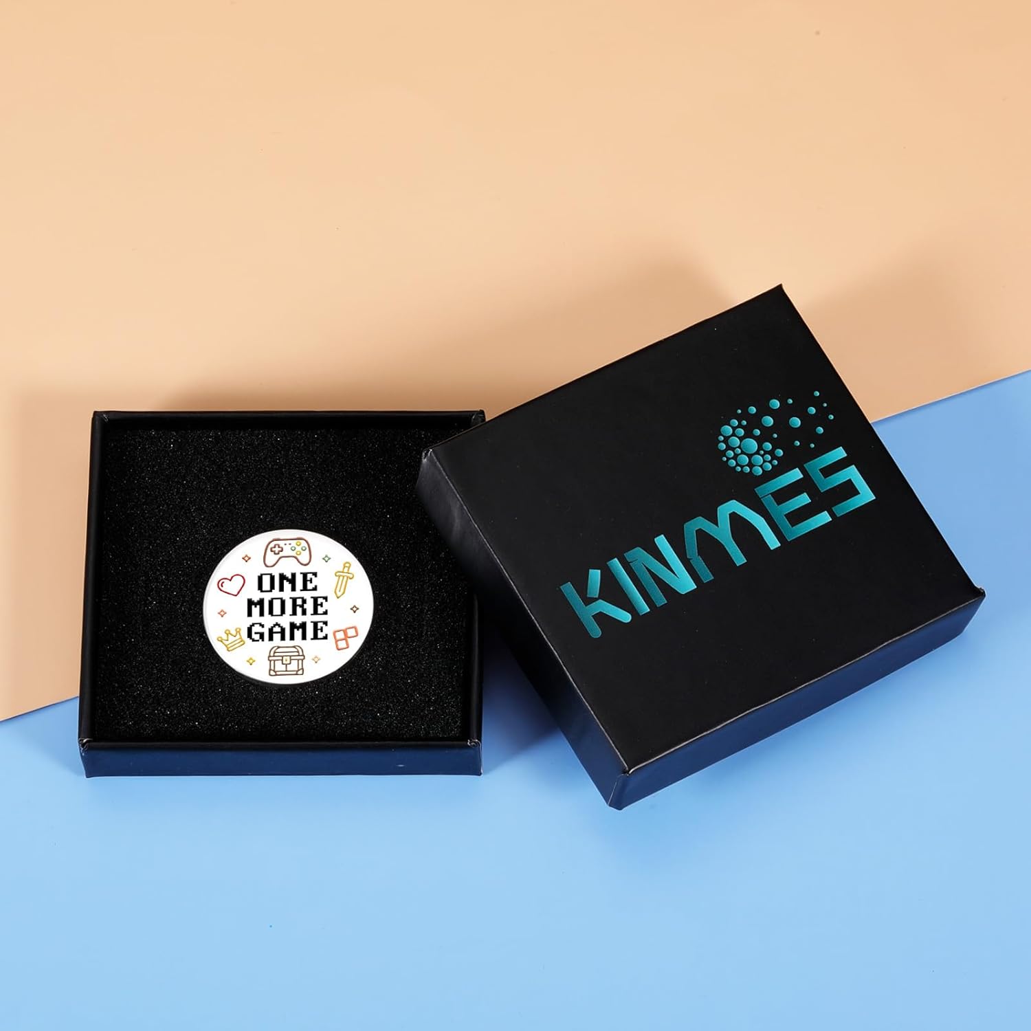 KINMES Valentines Day Gifts for Kids Teen Boys Gamer Gifts Gaming Accessories Stocking Stuffers for Men, Double Sided Decision Maker Coin for Husband Boyfriend, Funny for Boys Adults