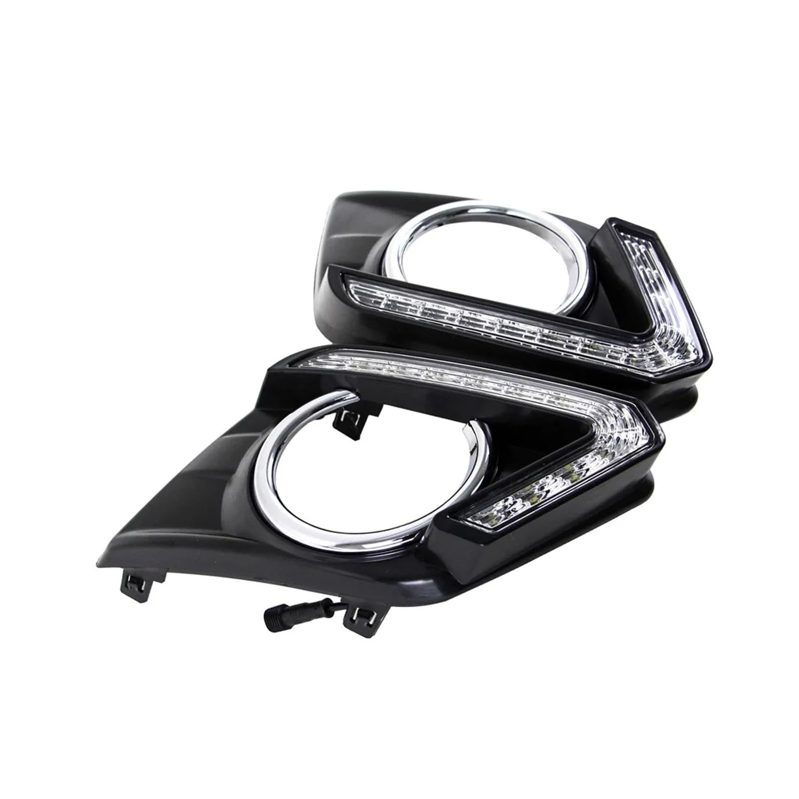 Luz De Giro Retrovisor 1 Juego Luces Circulación Diurna Drl Con Señales Giro LED Coche Auto DRL Faros Antiniebla Para Nissan Para X-trail Para Xtrail Para T32 2014 2015 2016 Luz de Marcador Lateral