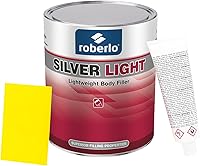 ROBERLO Silver Light Body Filler: Easy Sanding, Superior Metal Adhesion, Tack-Free for Heavy Fill Jobs