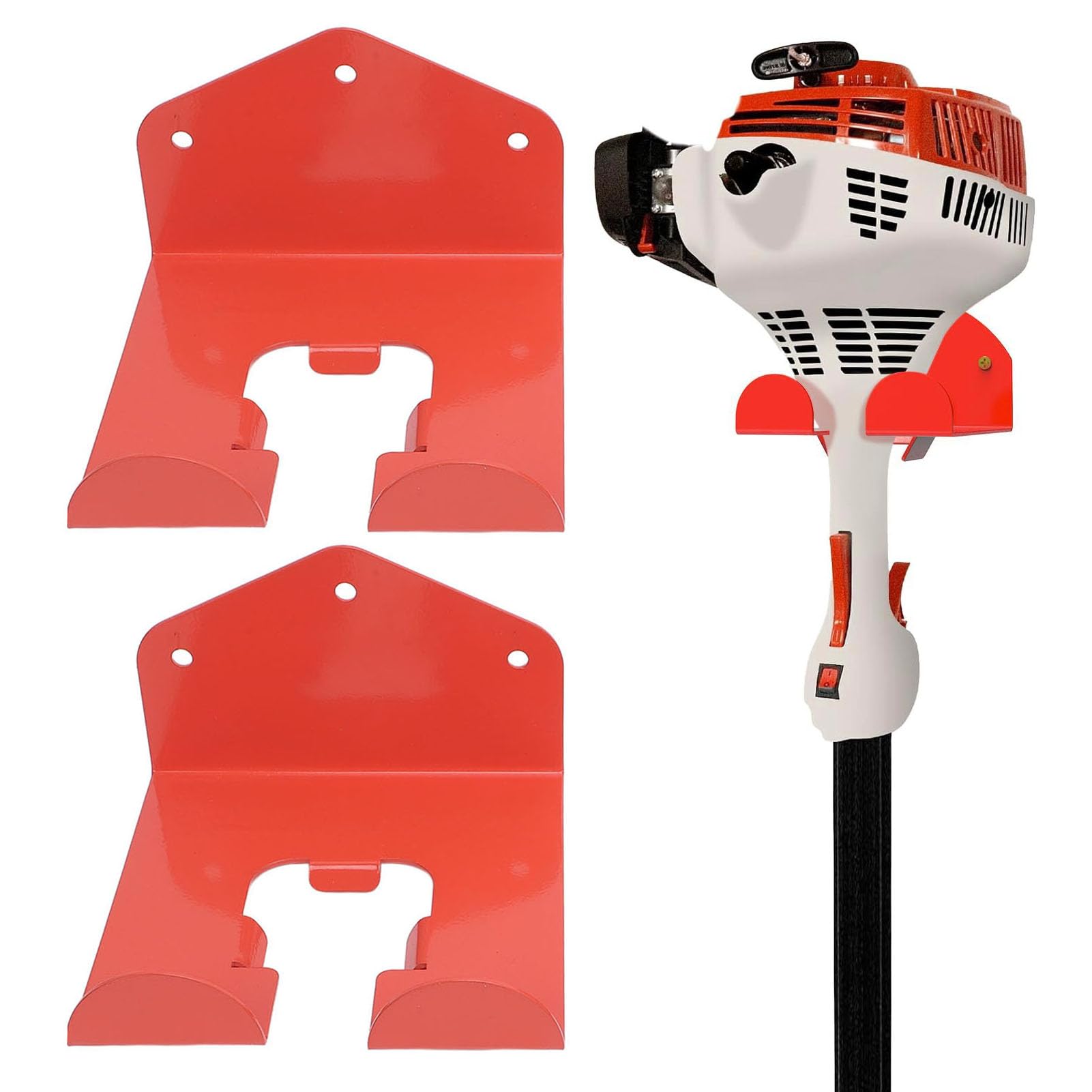 Garage Trimmer Rack Strong inossibile impianto di alimentazione in acciaio inossibile per vari strumenti di giardinaggio