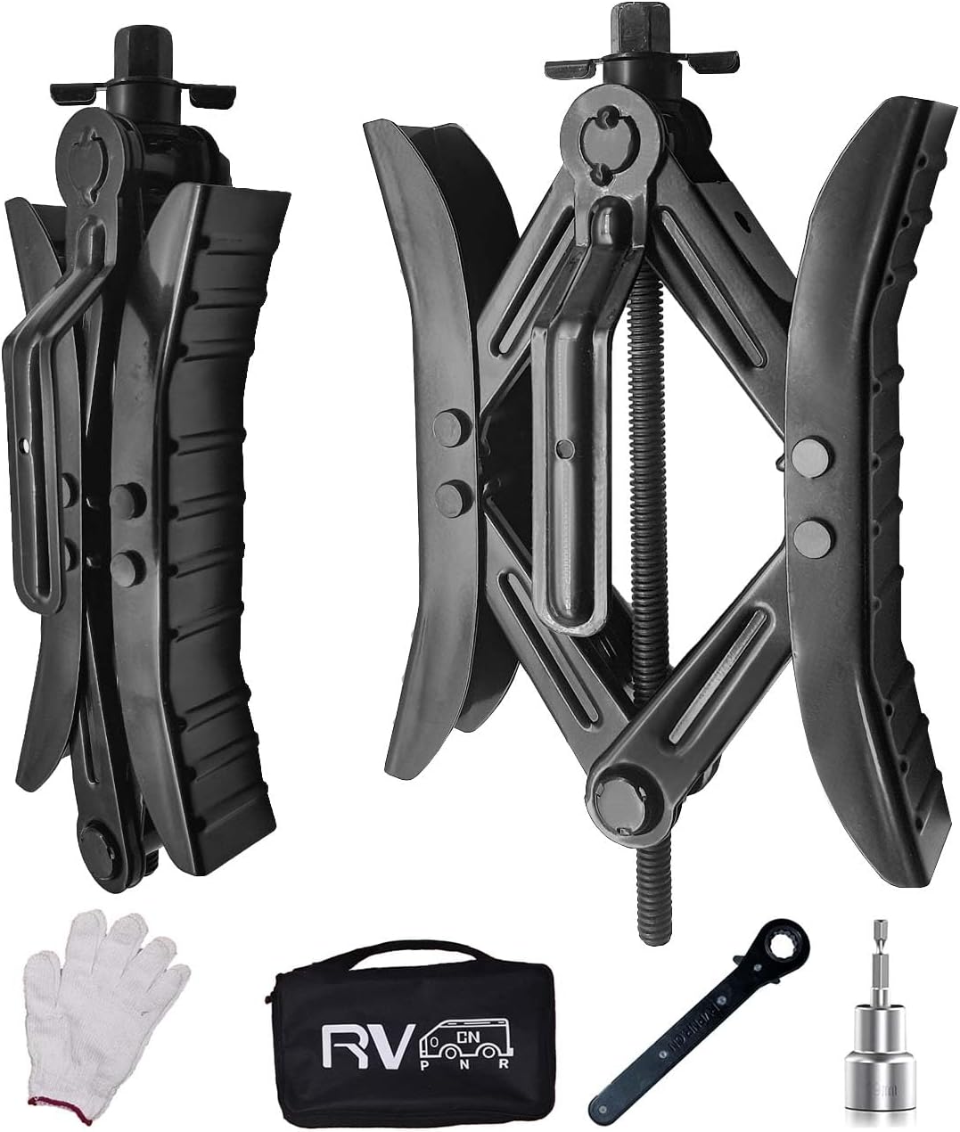 RVPNR Camper Wheel Chock Stabilizer, RV X Chocks Wheel