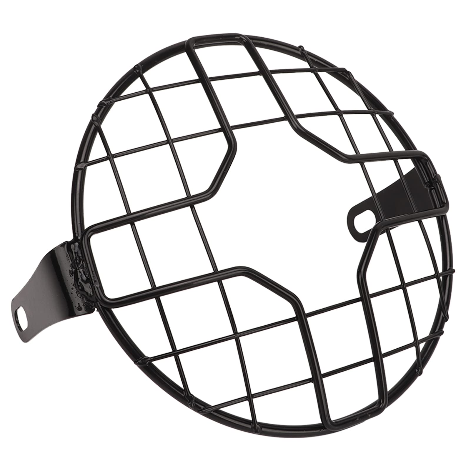 Tyenaza Griglia Faro per Moto, Copri Griglia Anteriore Universale Resistente al Motociclo per la Maggior Parte delle Moto, Accessori per Motocicli, Rotonda da 16cm (A)