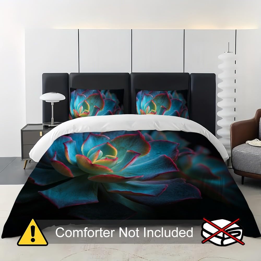Zestaw poszewek na kołdrę 220x220 cm niebieski dla dzieci i młodzieży