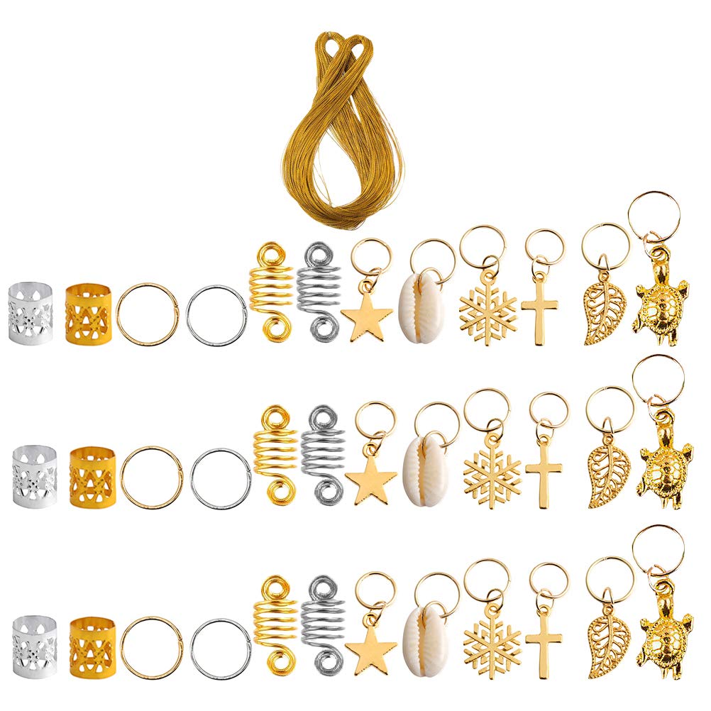 Amazon | FRCOLOR ヘアリング ブレードカフス 三つ編み 髪飾り 髪編組