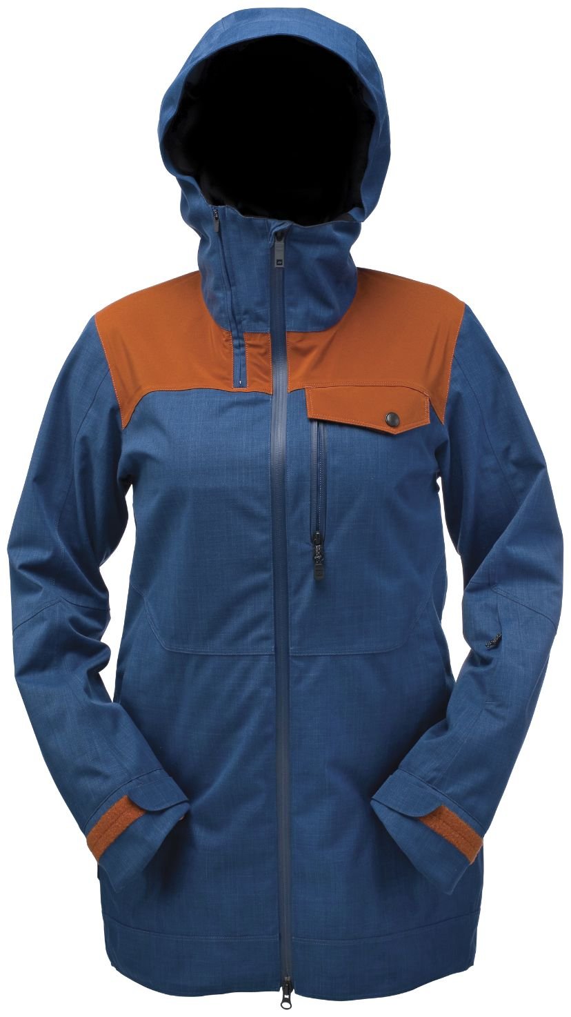 Ride Snowboards 2015/16 Women's 2.5L Vine Jacket w/ Hood - R1511008 (Navy - XS) Size X-Small