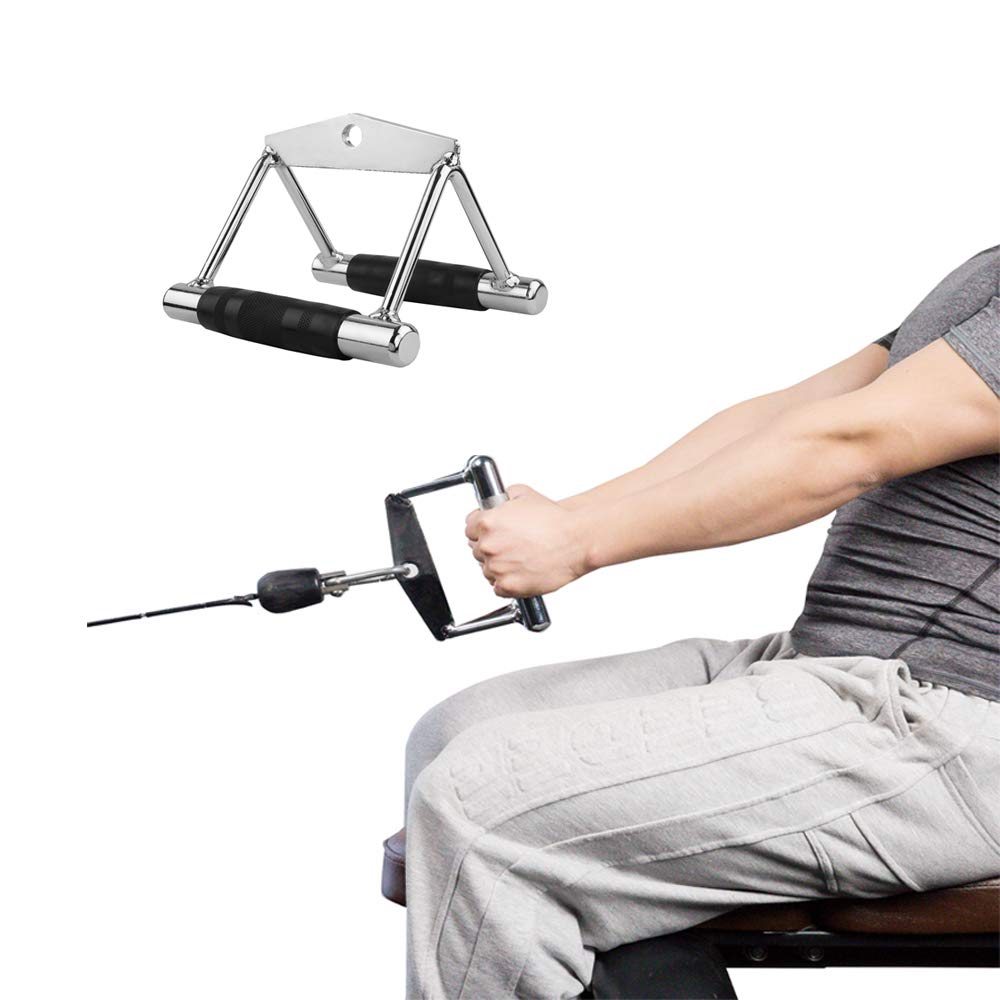 Buy Febos Double D Handle Cable Attachments, V Bar Tricep Pull Down