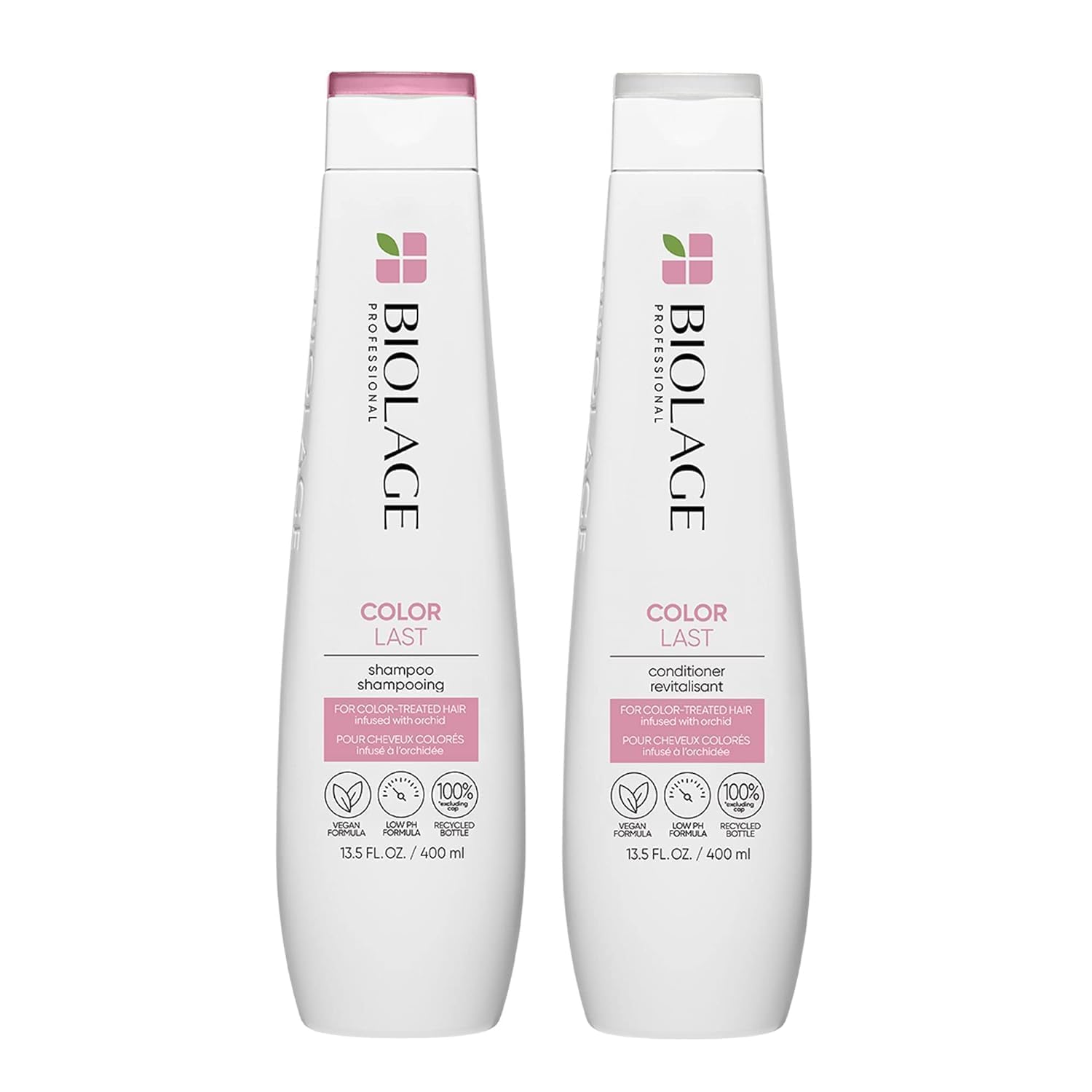 Biolage Color Last Shampoo & Conditioner Set - Helps Protect Hair and Maintain Vibrant Color, Paraben & Silicone-Free, Vegan, Packaging May Vary