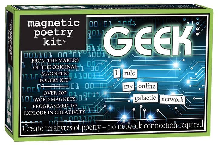 Magnetic Poetry - Geek Kit - Words for Refrigerator - Write