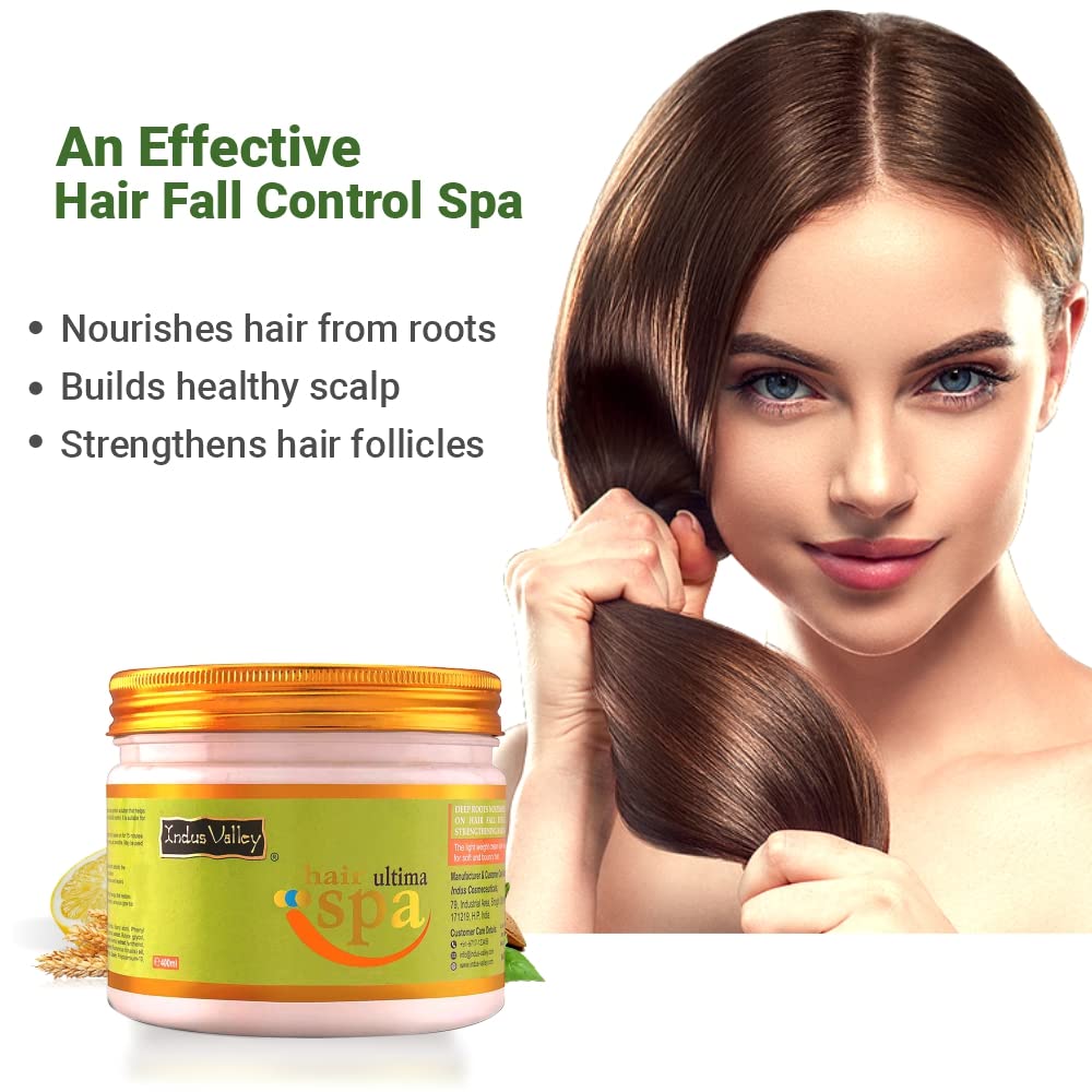 Indus Valley Hair Nourishing Ultima Spa with Keratin for dry and damage hair-400 ml