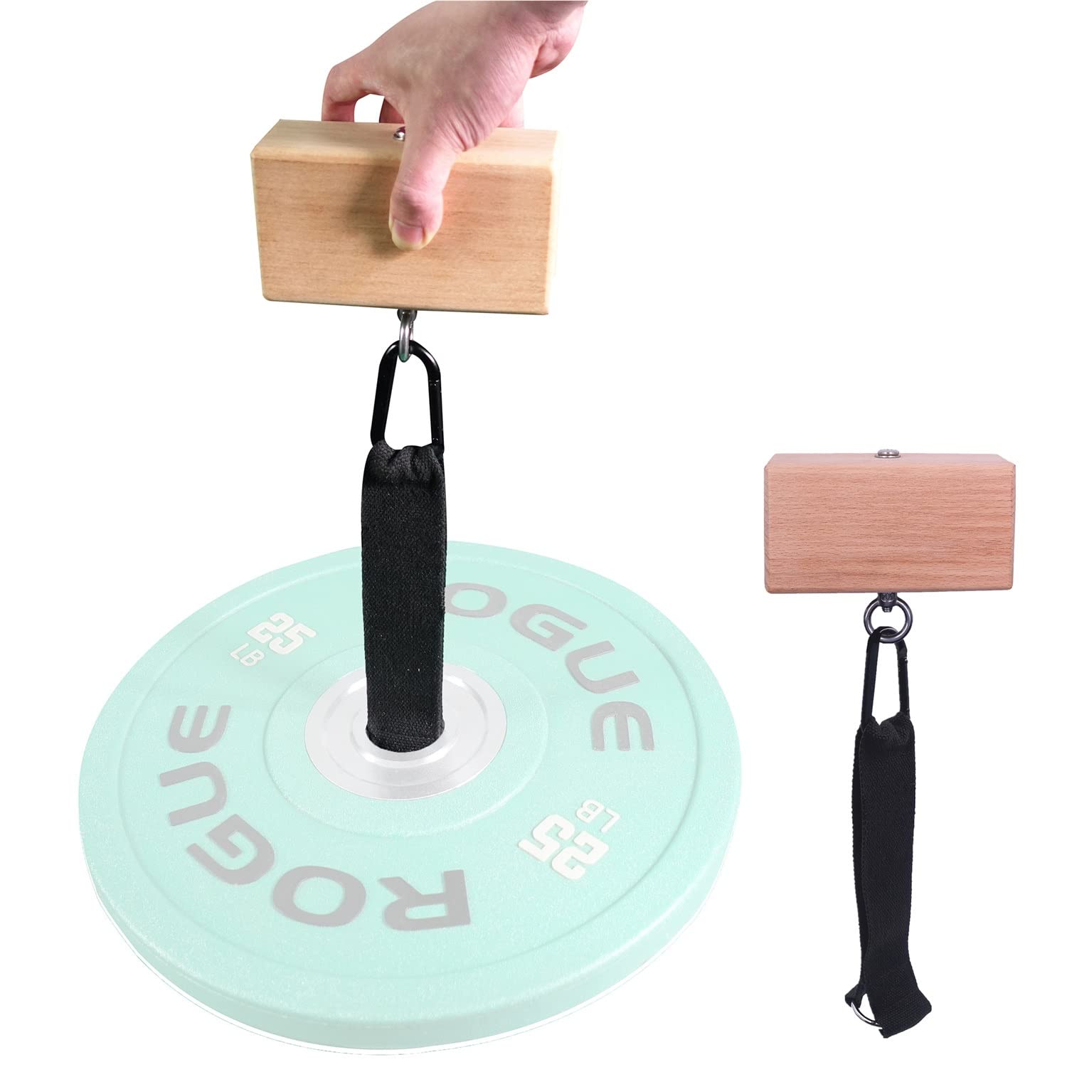 Lights MountainWooden Pinch Block Grip Workout Climbing Power Grip Forearm Finger Exerciser Strength Training Strengthener Equipment