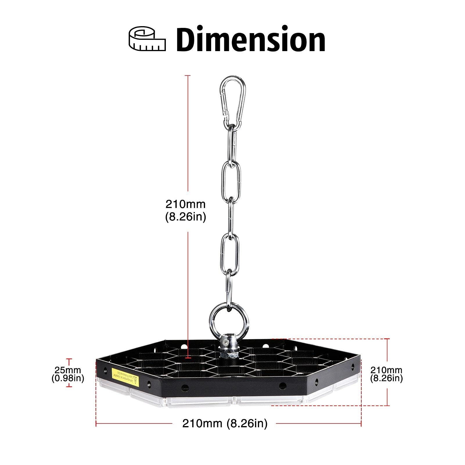 3 Pack 100W UFO LED High Bay Light, 10000 lumenów Lampa przemysłowa Oprawa oświetleniowa Bay Area, światło dzienne białe 6500K, Oświetlenie sklepowe LED do warsztatu Fabryka Magazyn Garaż Oświetlenie