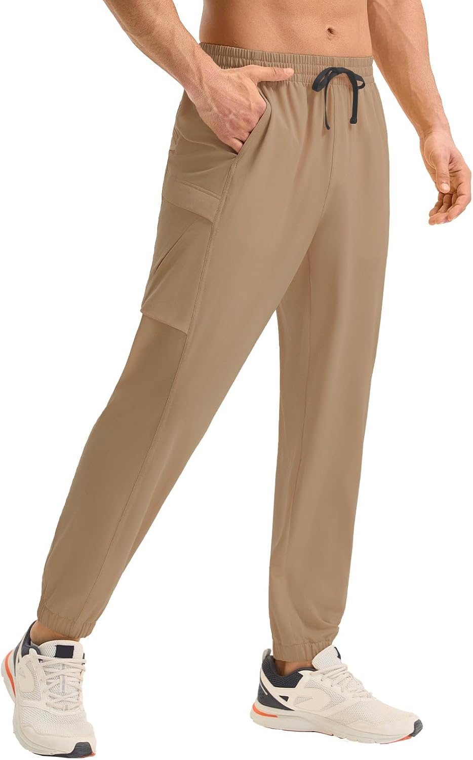 SPEXIAL Men's Lightweight Hiking Pants with Pockets Water Resistant Breathable Cargo Pants Quick Dry Joggers