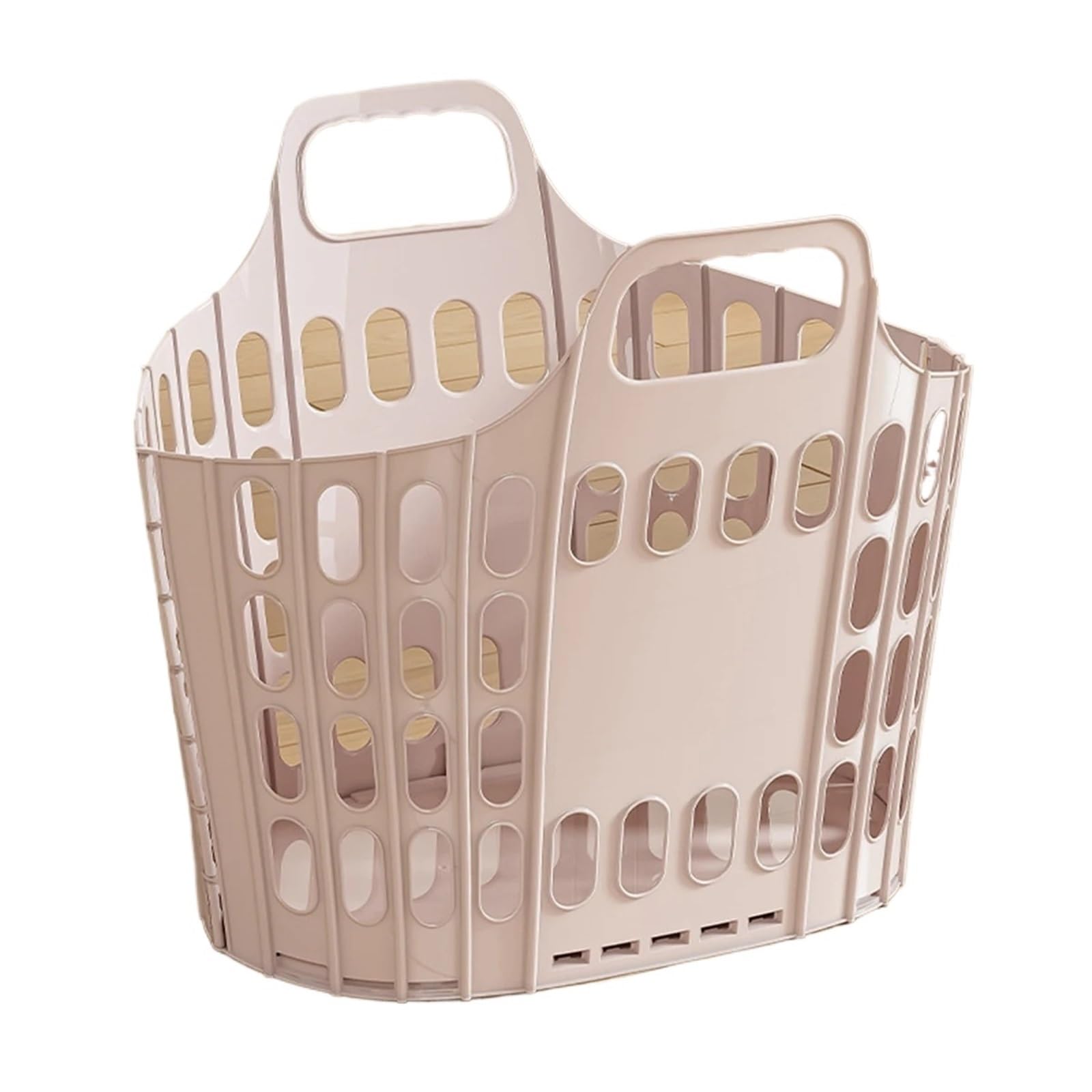 Foldable Laundry Basket With Large Capacity Storage Bathroom Organizer For Home For Bedroom(Color1)