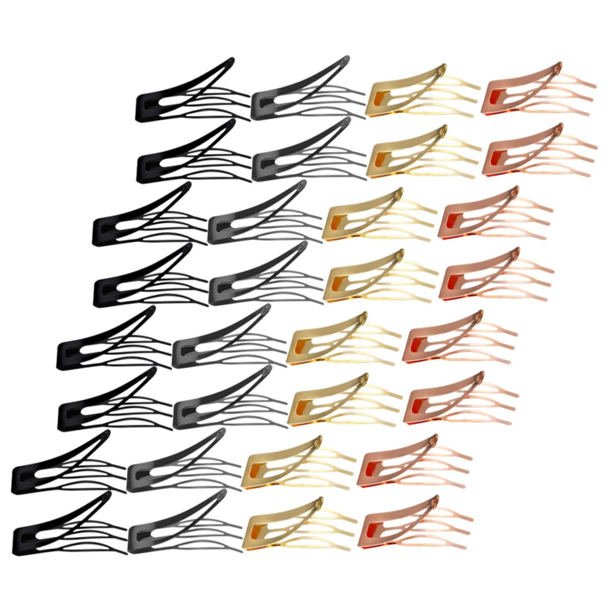 VICASKY 300 Pièces Barrettes Métalliques à Clipser et Filles Petites Pinces Cheveux Fines Résistantes et Confortables pour Coiffure Quotidienne et