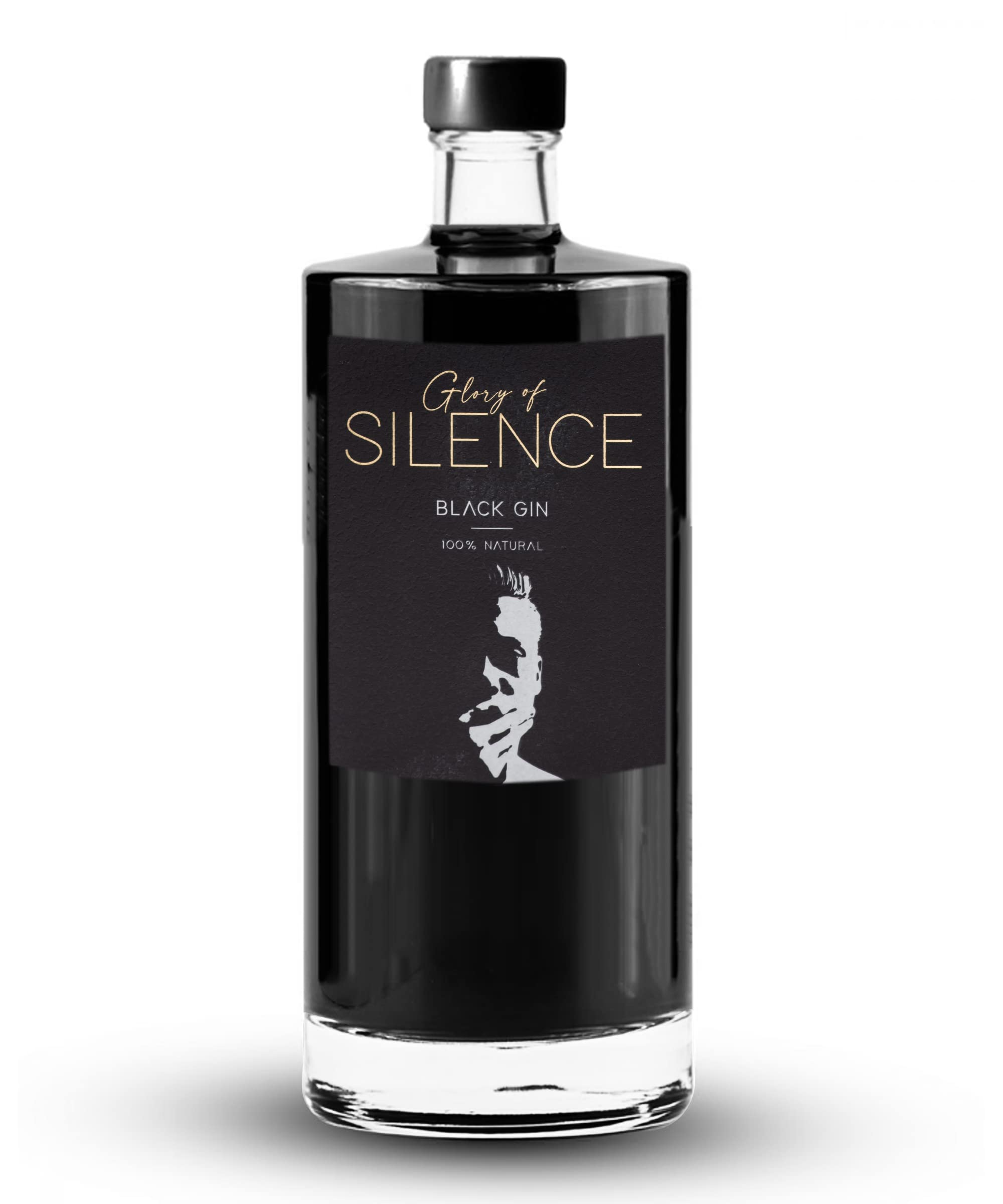 Glory of Silence Black Gin (1,5 l) | Schwarzer Gin mit fruchtiger Note aus Holunderblüte und Brombeere