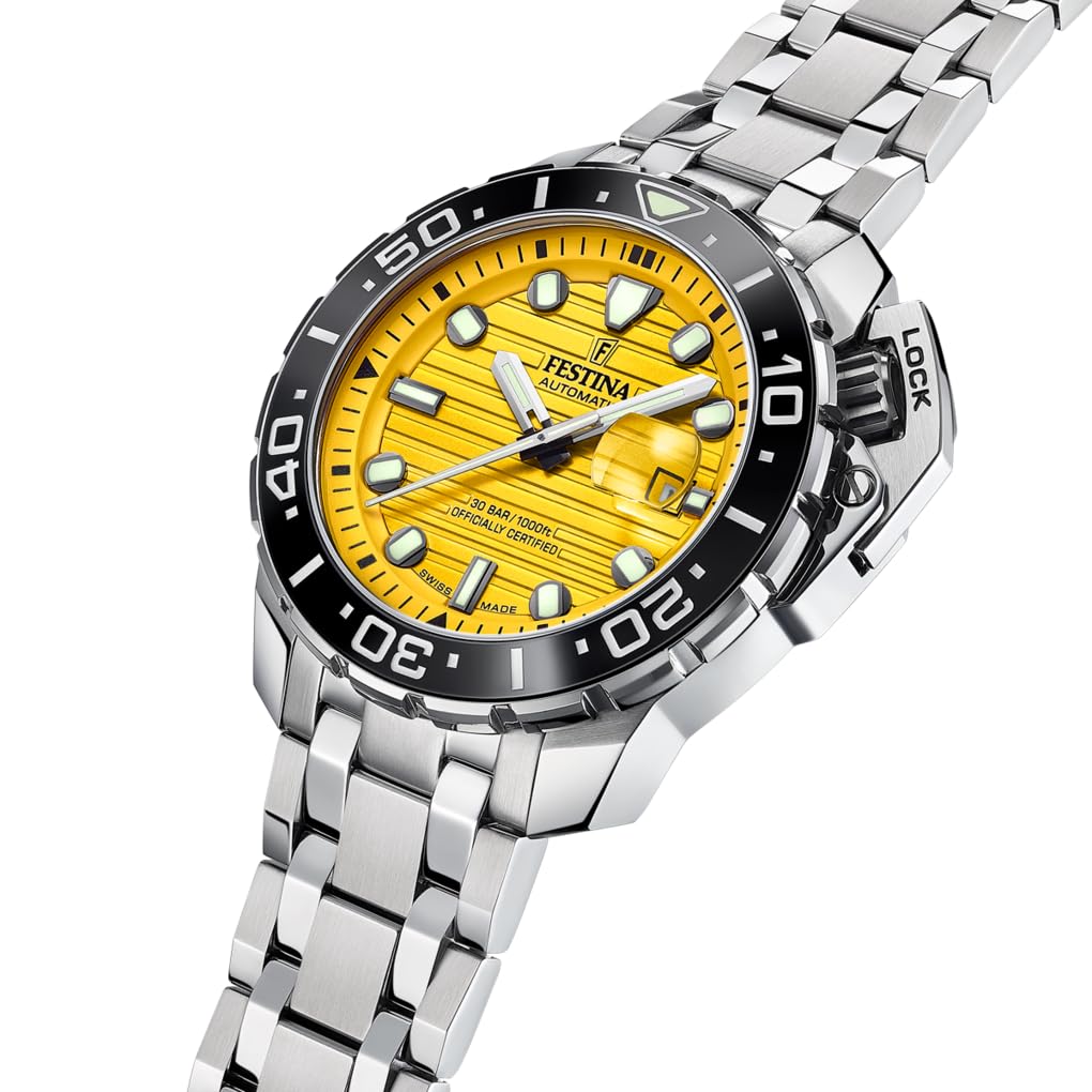 Festina Armbanduhr Automatic Diver Swiss Made