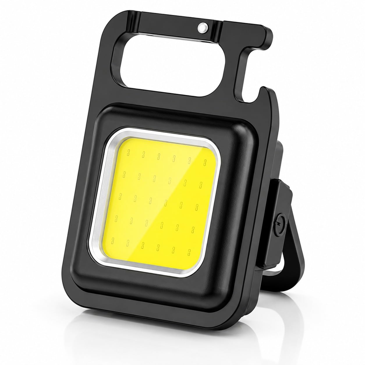 Keychain Mini COB Flashlight Rechargeable with Folding Bracket | 4 Modes, Bottle Opener, Pocket Portable Light, Emergency Use, Super Bright-image-25