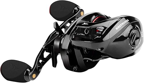 Miniatura 2 de Carretes de pesca Baitcasting KastKing Royale Legend II, nuevo diseño compacto de carrete baitcaster de pesca, arrastre de fibra de carbono de 17.64