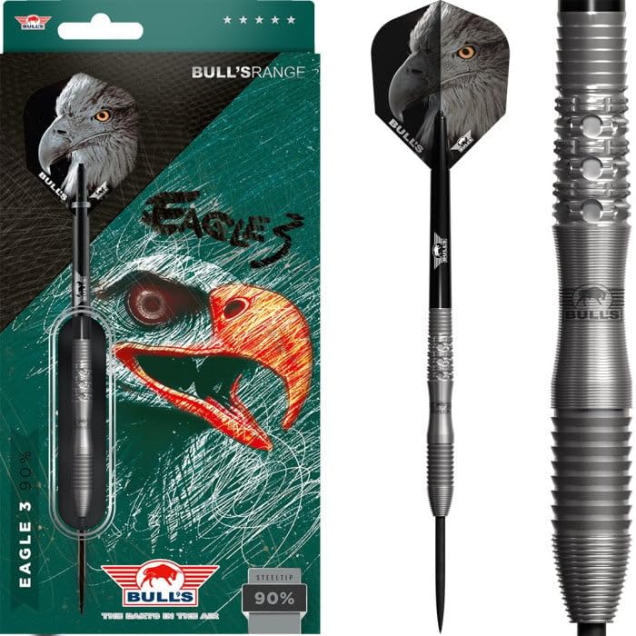 Bull's Eagle 3 90% Freccette Steel Darts 22G