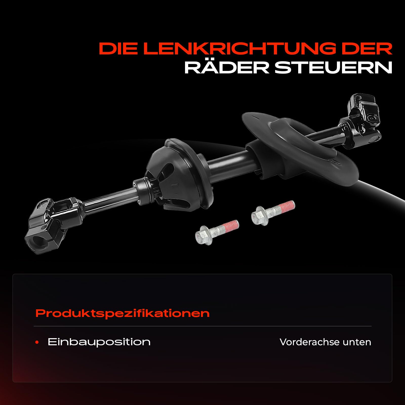 Frankberg Gelenk Lenkwelle Lenksäule Kompatibel mit Q5 8RB 2.0L-3.2L Benzin Diesel 2008-2017 Replace# 8R1419753H
