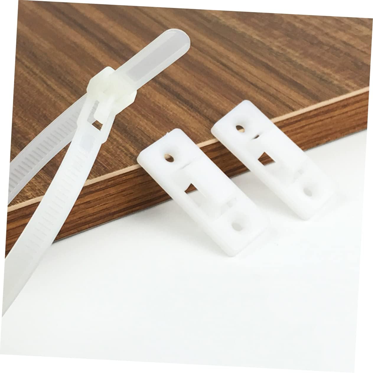 10set Furniture Tip Kit Boy Girl Safety Cabinet Anchor Plastic Buckle for Home Prevent Furniture Toppling for Tv Stands Dressers and Bookcases