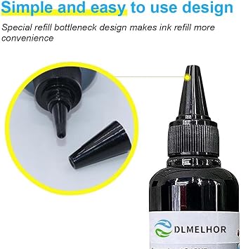 Universal Dye Ink Refill Kit + Canon Compatible Ink Refill Kit Bundle: 4 Color Set (400ml/4x100ml) with 4 Syringes for HP, Canon, Epn, Brother, Lexmark, Samsung, Dell, Kodak Inkjet Printers & CISS