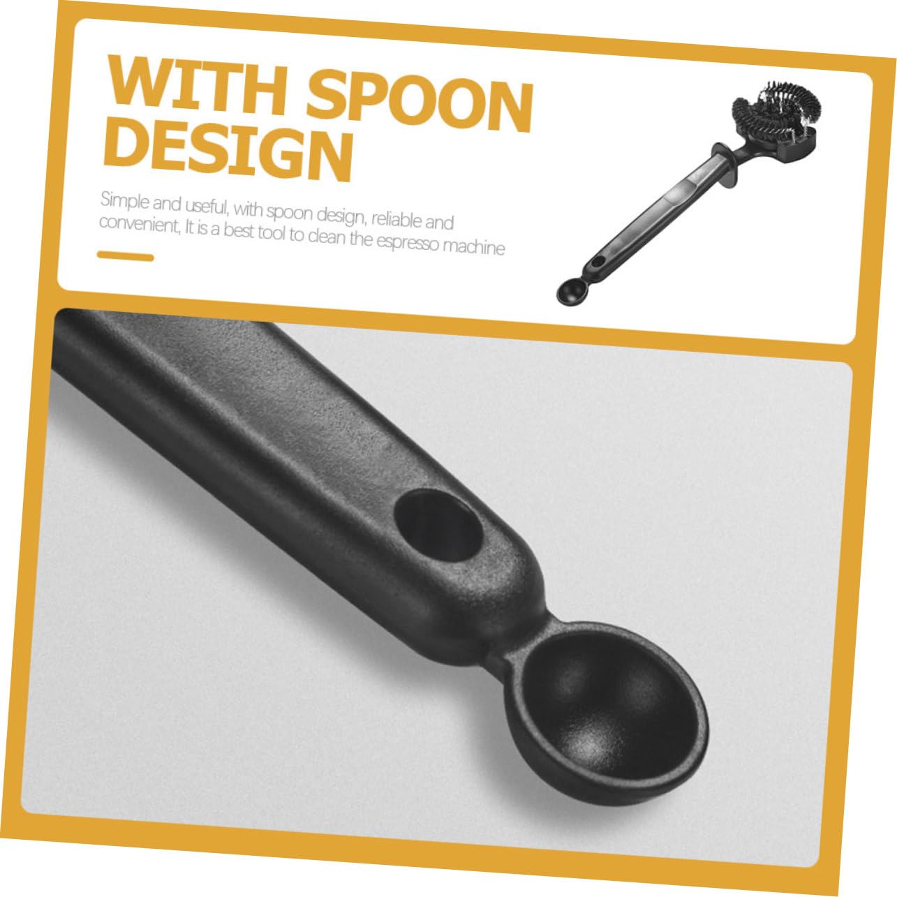 PRETYZOOM 3piezas Cepillo De Limpieza Para Cafetera Cerdas Desmontables Herramienta De Para Máquina De Espresso Diseño Ergonómico y Portátil Para Eliminar Residuos De Café