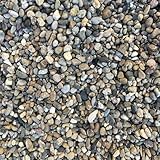 World PLANTIL Gravilla Canto Rodado/Grava de Jardín/Piedra Natural/Saco 20 kg/Piedra decorativa/Exterior - interior (5/12 mm)