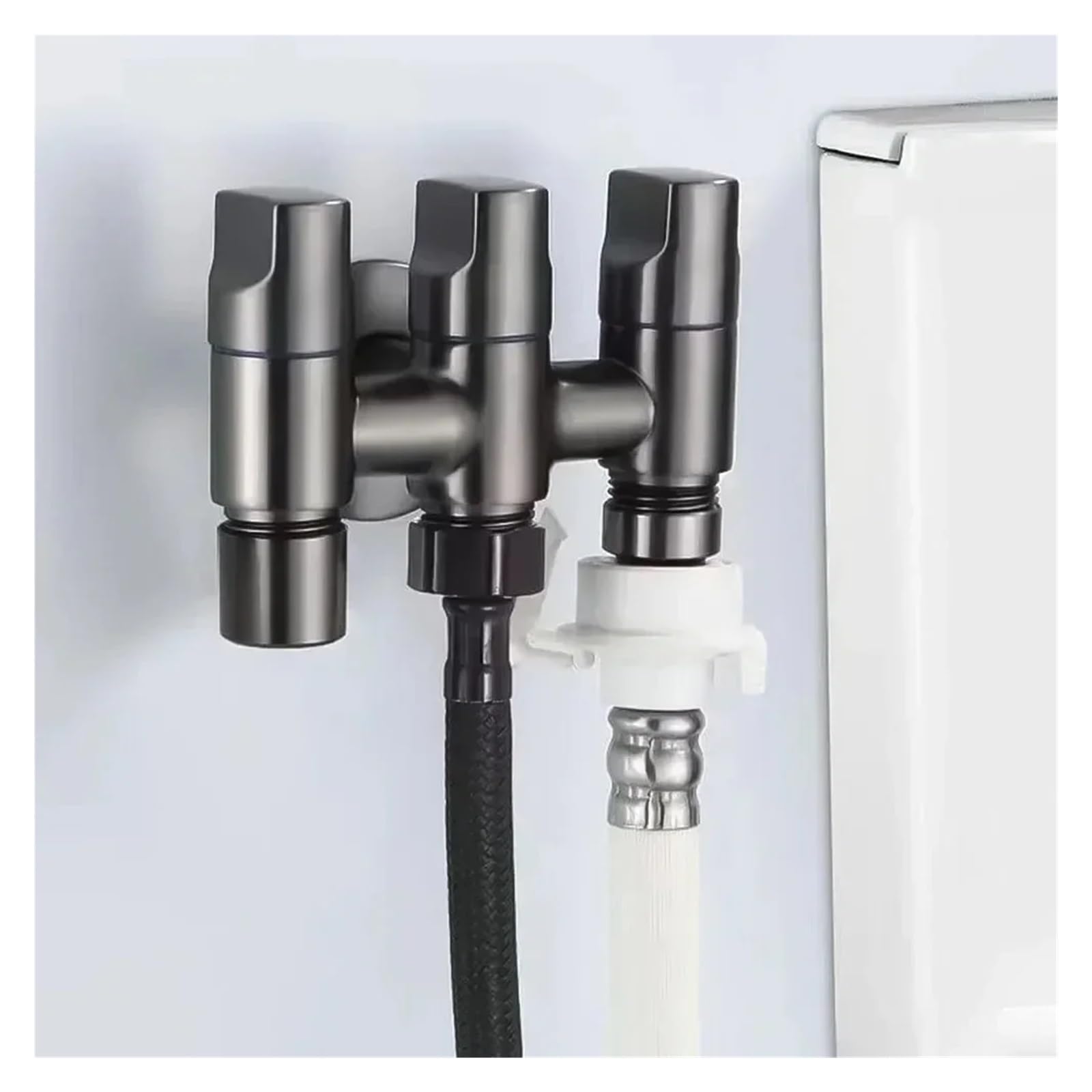 Generico Valvola deviatrice a 3 Vie for Bagno: migliora la funzionalità della Tua casa o dei Tuoi spazi Commerciali con la valvola deviatrice a Tre Vie for Bagno(Silver)