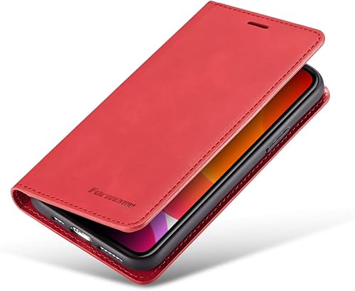Miniatura 6 de QLTYPRI - Funda para iPhone 11, funda de piel sintética de poliuretano termoplástico (poliuretano termoplástico) con soporte para tarjetero, función