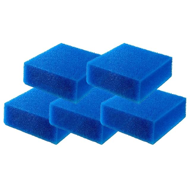GERUI 5 esponjas filtrantes compatibles 88101 Fine L para Juwel Compact/Bioflow 6.0 / L (estándar)