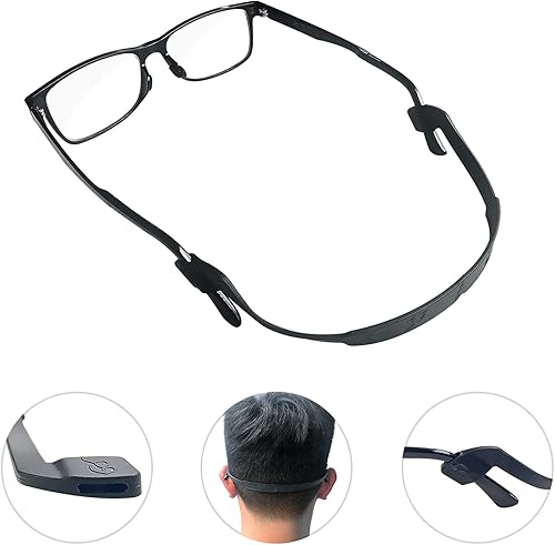 Miniatura 6 de Silicone kids glasses Straps, 3pcs Non-slip Elastic Sports Eyeglasses Straps for Boys and Girls, Sunglasses holder lanyard string, No-Tail eyewear