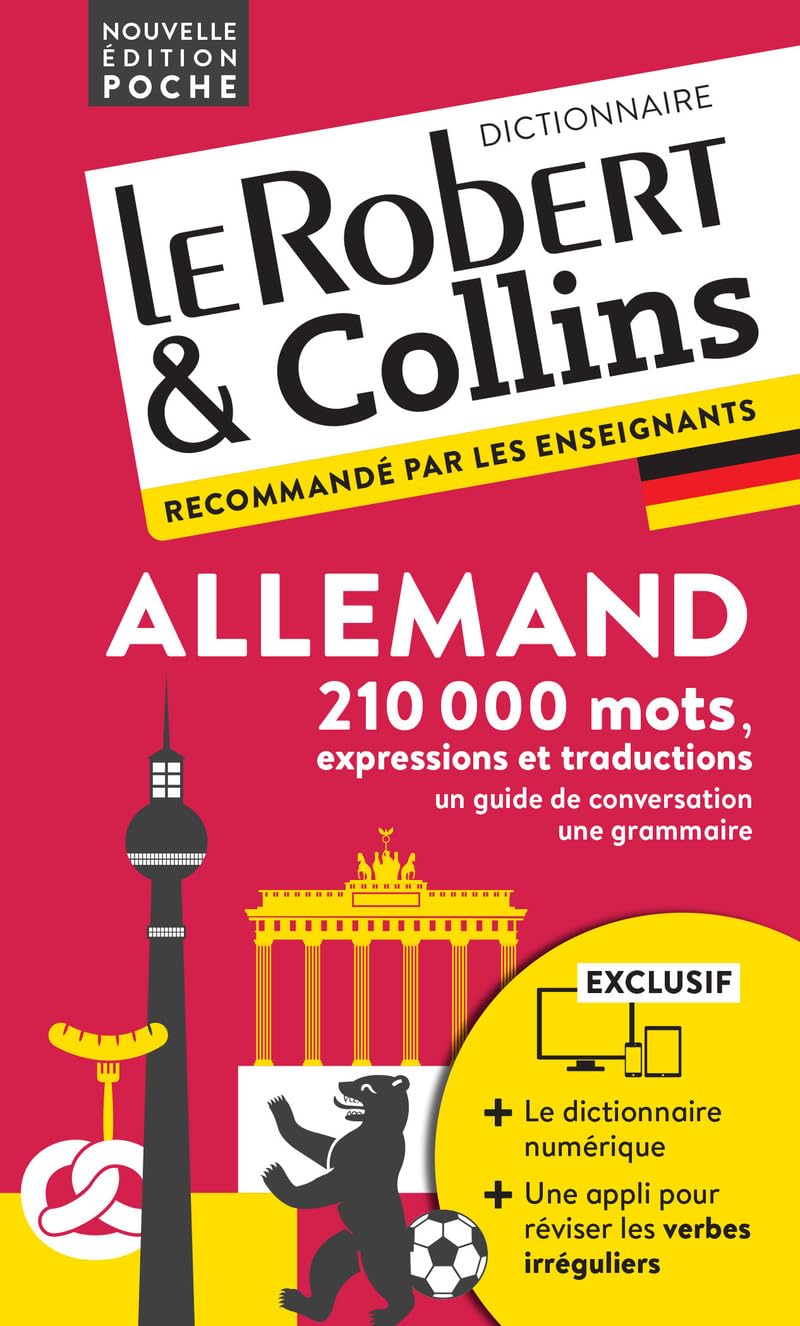 Le Robert & Collins Poche allemand: Français-allemand ; Allemand-français