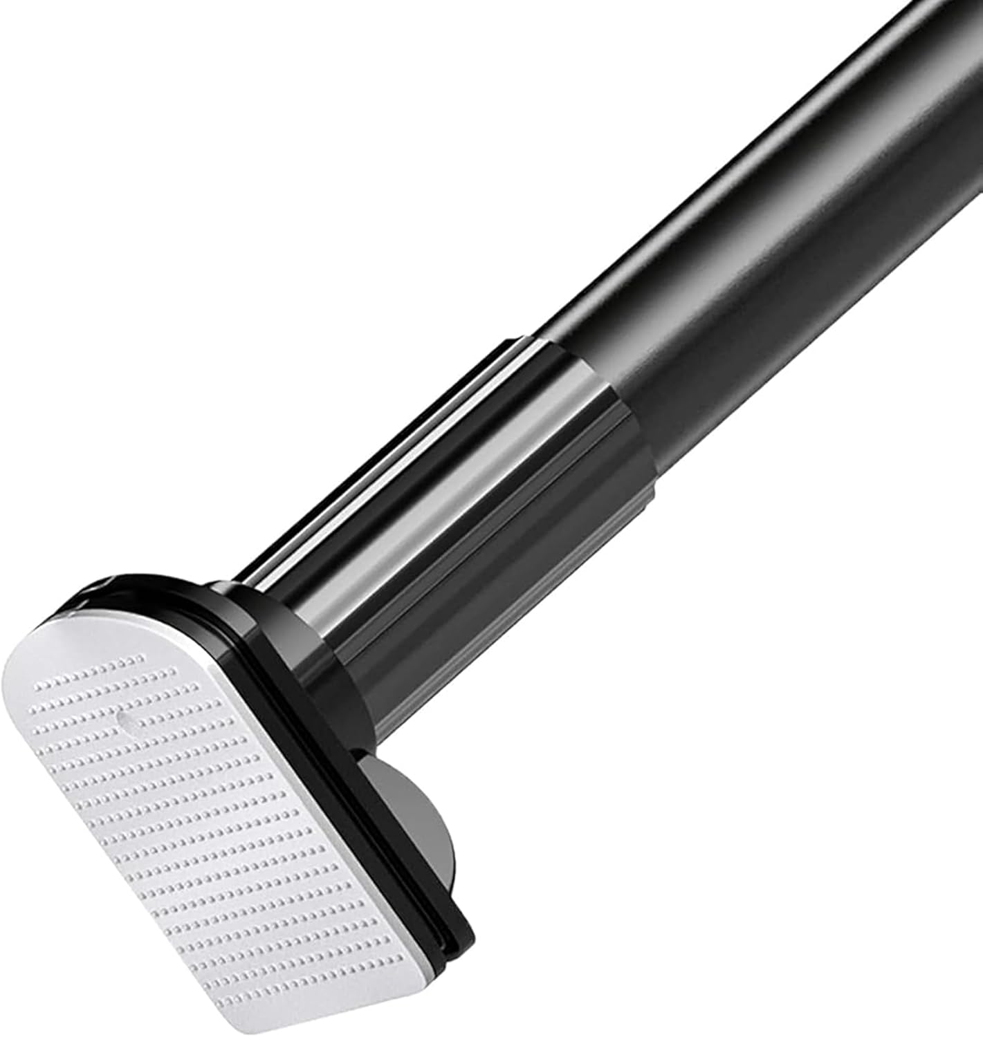 Adjustable No-Drill Spring Tension Shower Curtain Rod, Heavy-Duty 85-120cm for Bathroom, Closet & Windows - Easy Install Drapery Rod in Color B