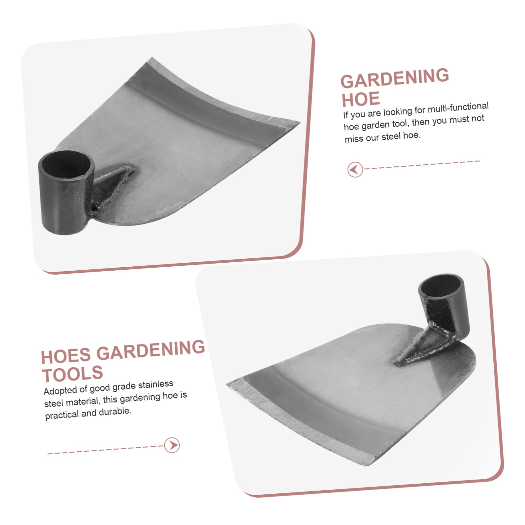 YARNOW Da Giardinaggio Acciaio Inossidabile Strumento per Scavare e Diserbare Giardino Resistente e Facile da Usare per Piante e Fiori Manico Ergonomico per Comfort e Controllo