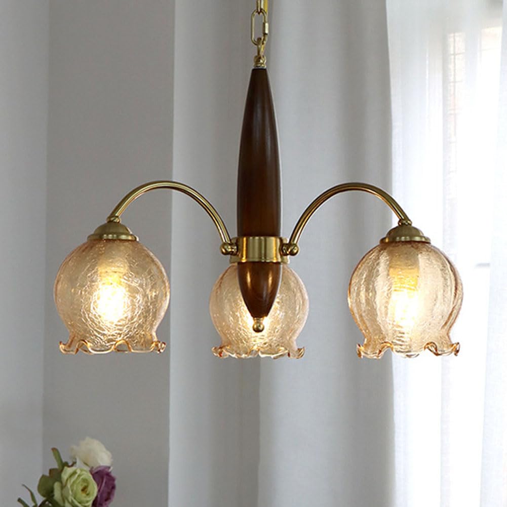 Luminaire rétro en cuivre créatif blanc pour illuminer un salon sombre