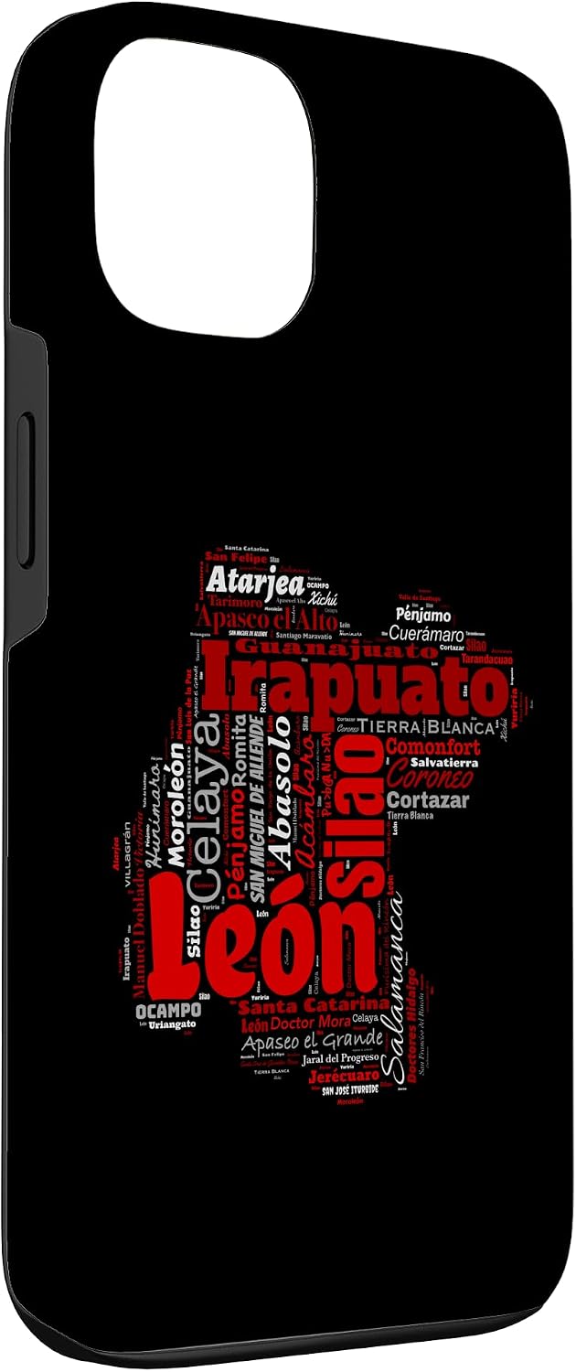 Estado De Guanajuato Mexico Ciudades Y Municipios Regalo Case for iPhone 13