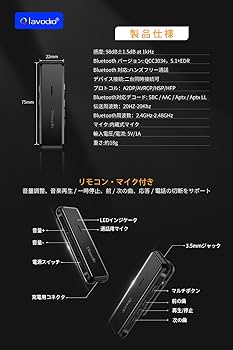 Amazon.co.jp: Lavodio オーディオレシーバー Bluetooth