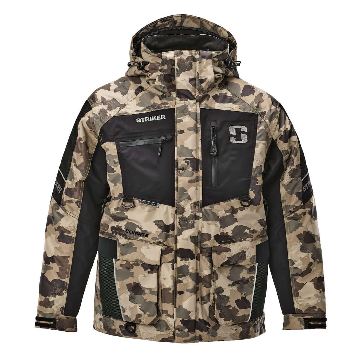 Striker Men’s Climate 3-in-1 Insulated, Waterproof Ice Fishing Jacket with Sureflote Flotation Technology