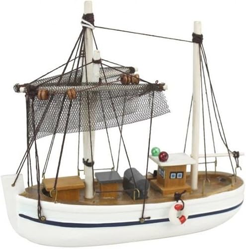 Miniatura 3 de Hampton Nautical 6 "Modelo de madera barco pesca barco imposible