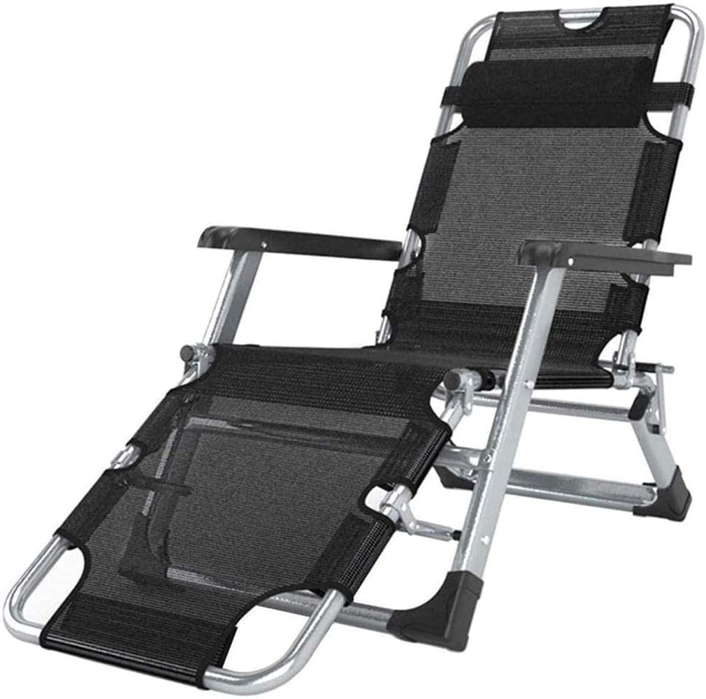 Chaise longue inclinable et pliante avec fonction rocking-chair pour jardin