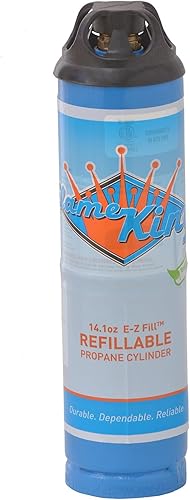 Miniatura 7 de Flame King Soplete de alto rendimiento con tanque de propano de 1 libra con llama ultra remolino para soldar, soldar, fontanería, iluminación de