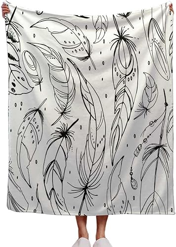 WHYATT Cobijas para Invierno Pluma Decoración Creativa Mantas Personalizadas Decorativas 40 Pulgadas X 60 Pulgadas disponible en Yaxa Venezuela