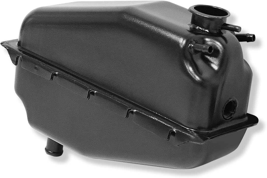 Front Engine Coolant Reservoir Tank Radiator Compatible with 2008-2015 International Prostar expansion iron kettle（Black）