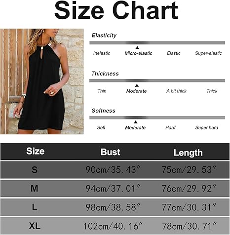 QKEPCY Zomerjurken voor vrouwen strandjurk bikini strandkleding coverups casual vakantie korte zomer halter jurken casual grote maat vloeiende swing korte mouw losse tuniek, wit M, M-L